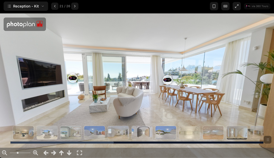 360° virtual tours