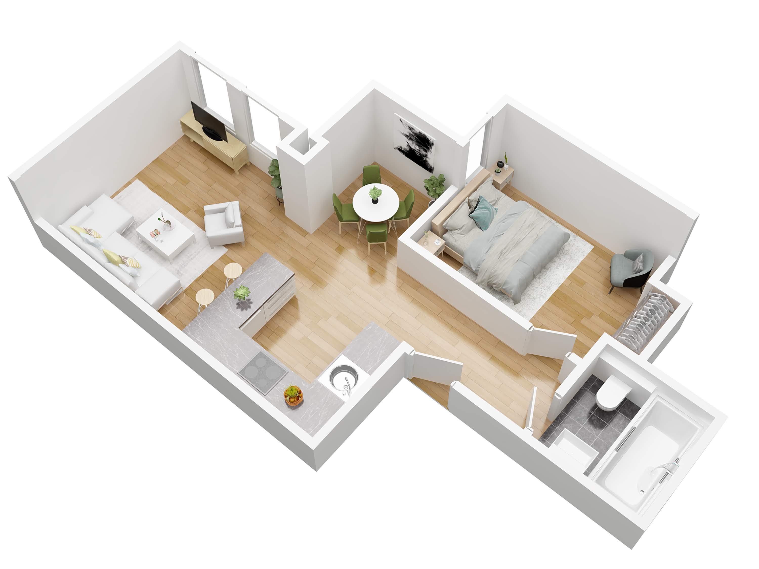 3D Floor Plans for Residential Properties