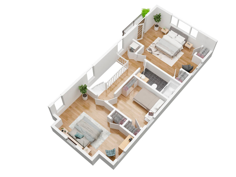 3D Floor Plans for Residential Properties