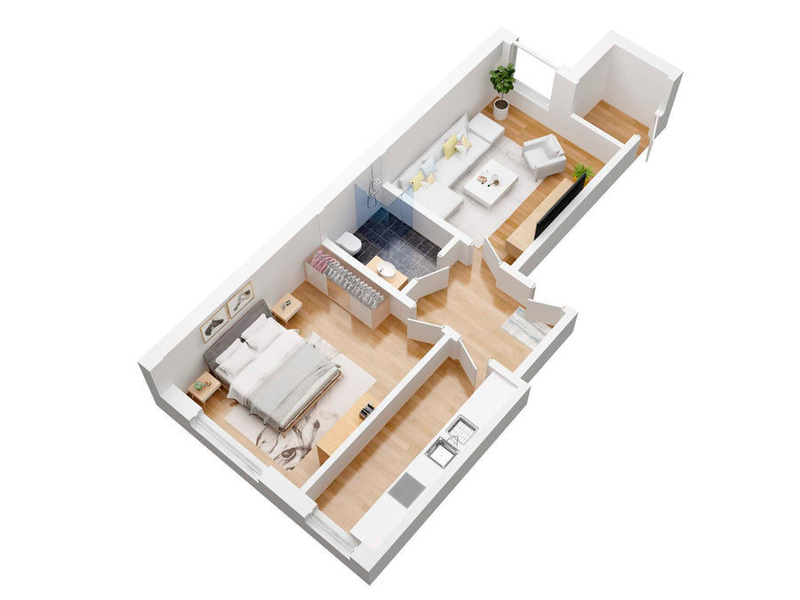 3D Floor Plans for Residential Properties