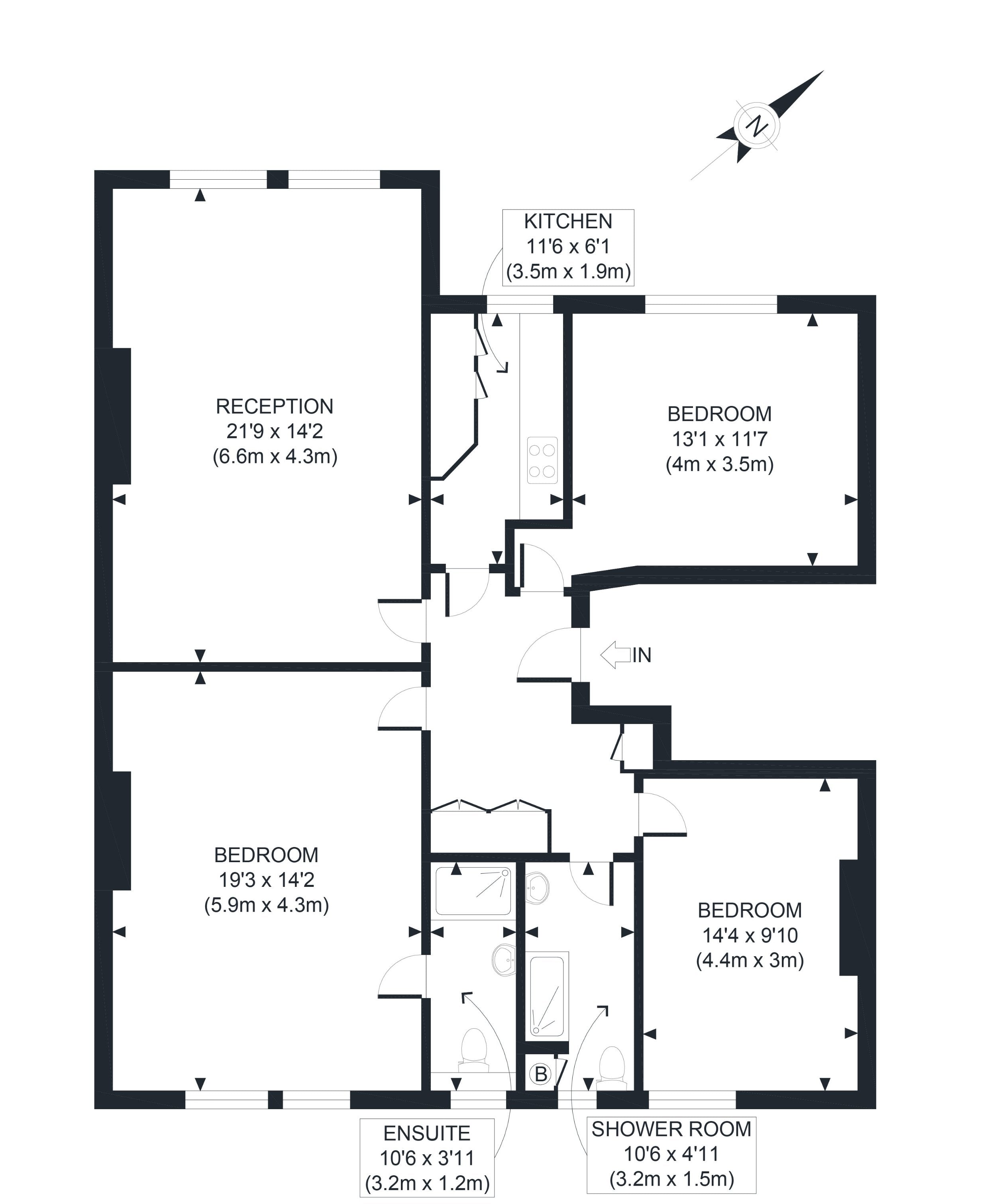 Professional Commercial Floor Plan